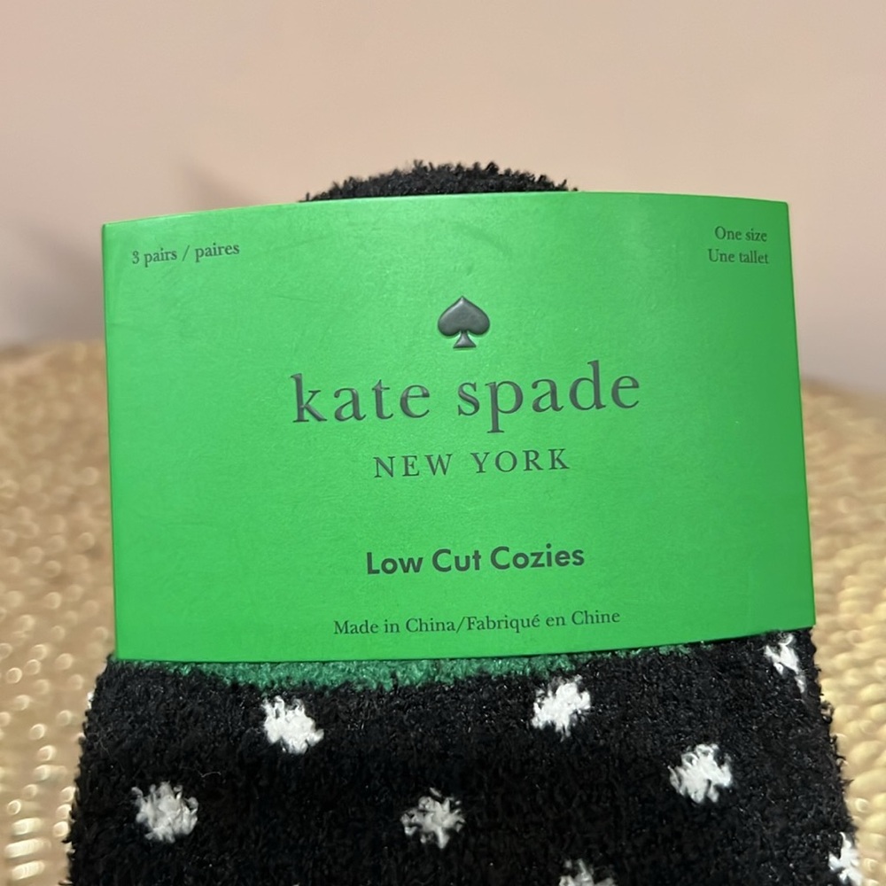 Kate Spade New York 3 Pairs Low Cut Cozies Socks - Picture 3 of 7